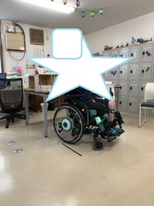 菊地さん（輪投げ２）