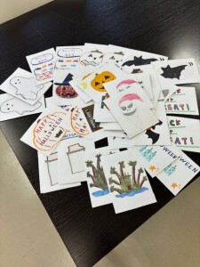 ハロウィンカード表