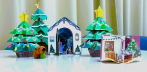 2023 クリスマスツリー（ペーパークラフト）