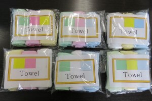 タオルの袋詰め（600）