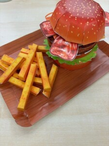 ハンバーガーペーパークラフト