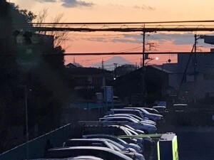 夕富士