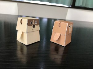 ペーパークラフト犬猿２
