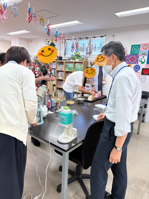 かき氷をすつくる