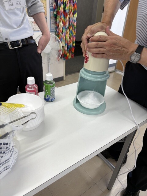 かき氷を作る