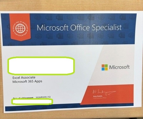 MOS365Excel I様